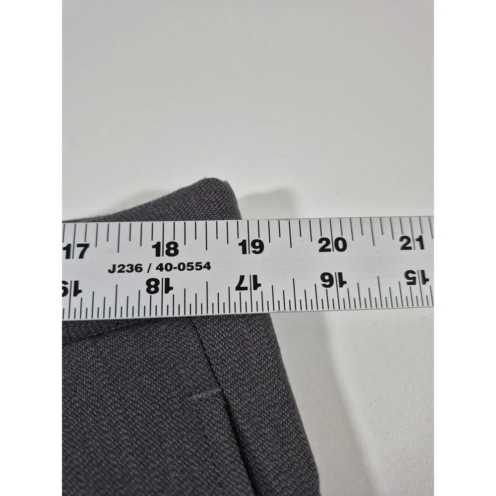 VTG Sansabelt Dress Pants Mens 38x36 Gray Wool Pleated Straight